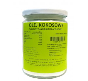 OLEJ KOKOSOWY 500 ML