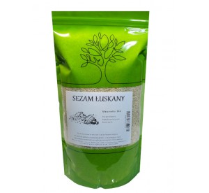 SEZAM ŁUSKANY BIAŁY 1 kg
