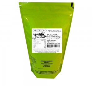 ORZECH MAKADAMIA POŁÓWKI 500G