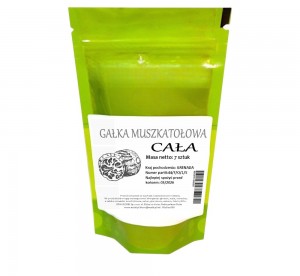 GAŁKA MUSZKATOŁOWA cała 7szt