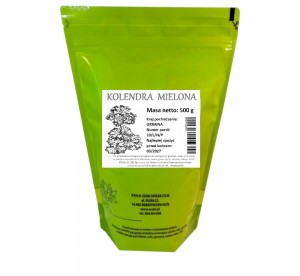 KOLENDRA MIELONA 500g