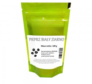 PIEPRZ BIAŁY ZIARNO 100g
