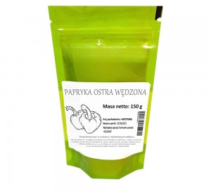 PAPRYKA OSTRA WĘDZONA 150g