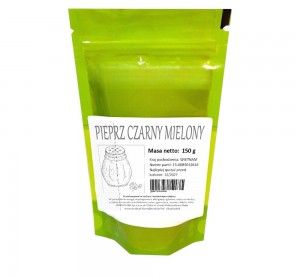 PIEPRZ CZARNY MIELONY 150g