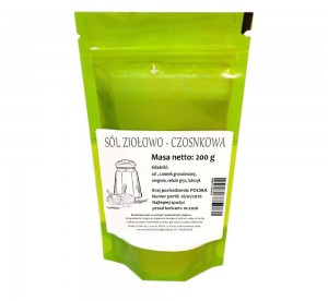 SÓL ZIOŁOWO - CZOSNKOWA 200G