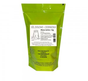 SÓL ZIOŁOWO - CZOSNKOWA 1KG
