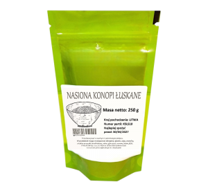 NASIONA KONOPI ŁUSKANE 250g