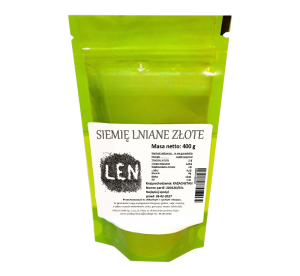 SIEMIĘ LNIANE ZŁOTE 400g