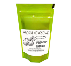 WIÓRKI KOKOSOWE MEDIUM 200g