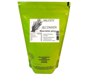 MŁODY JĘCZMIEŃ MIELONY 500 g