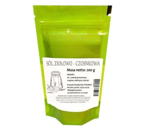 SÓL ZIOŁOWO - CZOSNKOWA 200g