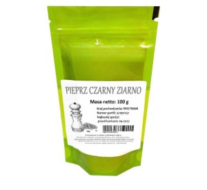 PIEPRZ CZARNY ZIARNO 100 g