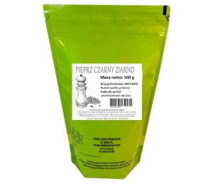 PIEPRZ CZARNY ZIARNO 500g